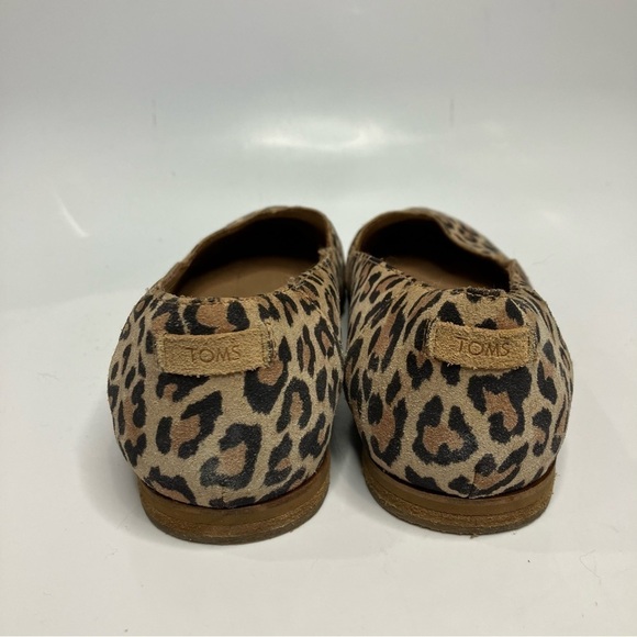 Toms Julie desert tan leopard print flats size 8.5 - Picture 10 of 11